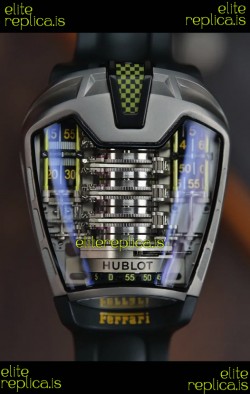 Hublot MP-05 La Ferrari Titanium Casing Hyper Clone Watch 