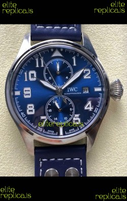 IWC PILOT'S Monopusher Le Petit Blue Dial Replica Watch 