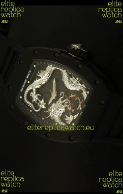 Richard Mille RM057 Tourbillon Jackie Chan Swiss Replica Watch in PVD Case
