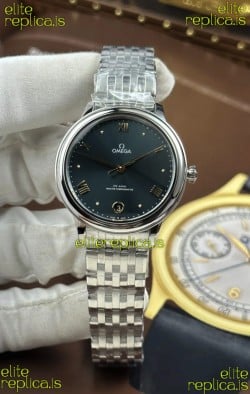 Omega De Ville Automatic 34MM Grey Dial Steel Case Super Clone Watch 