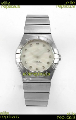 Omega Constellation 28MM Pearl Textured Dial QUARTZ Super Clone Watch 