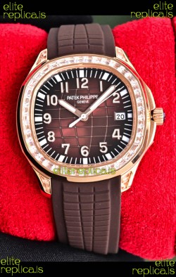Patek Philippe Aquanaut 5167 Rose Gold Brown Dial 38.5MM Watch