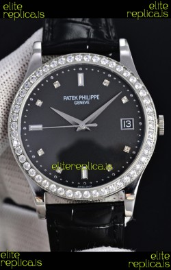 Patek Philippe Calatrava 5298 Round Diamonds Super Clone Watch 