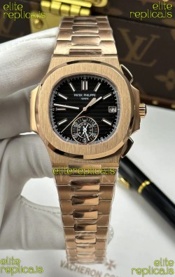 Patek Philippe Nautilus 5980/R Rose Gold Super Clone Watch 