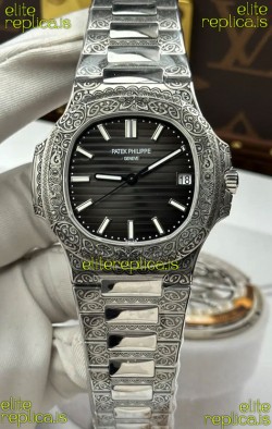 Patek Philippe Nautilus 5711/1500A Black Dial Children Action Super Clone Watch 