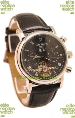 Patek Philippe Grand Complications Tourbillon Watch in Black Dial