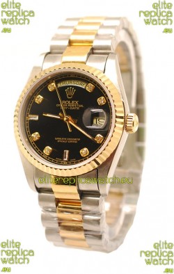 Rolex Day Date Two Tone Swiss Replica Watch