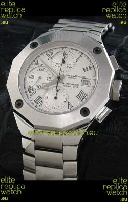 Baume & Mercier Riveria Swiss Watch in White Dial