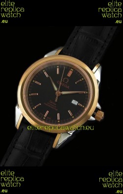 Omega Deville Escapement Mechanical Watch in Pink Gold