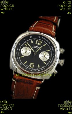 Panerai Radiomir Lemania Swiss Watch in Black Dial