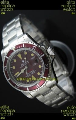 Rolex Vintage Submariner Swiss Replica Watch in Mulberry Dial