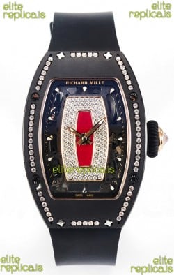 Richard Mille RM007 Black Ceramic Automatic Super Clone Watch 