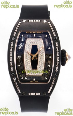 Richard Mille RM007 Black Ceramic Automatic Super Clone Watch 