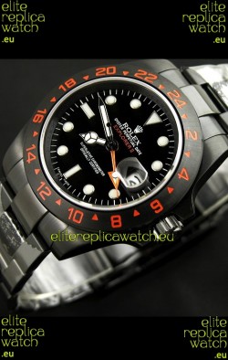 Rolex Explorer II Japanese Replica Automatic Black PVD Watch 