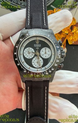 Rolex Daytona DiW Black Carbon Fiber Paul Newman Dial Super Clone Watch 