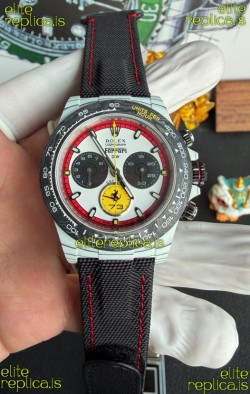 Rolex Daytona DiW Ferrari CarboQuartz Super Clone Watch 