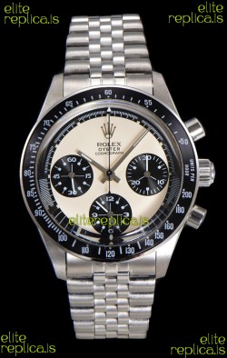 Rolex Daytona Paul Newman 37MM Cream Dial Manual Wind Super Clone Watch 