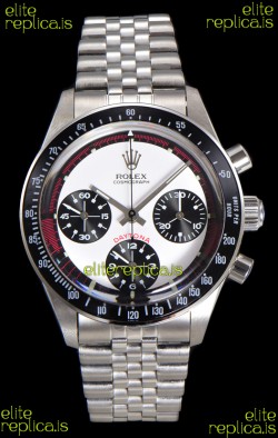 Rolex Daytona Paul Newman 37MM White Dial Manual Wind Super Clone Watch 