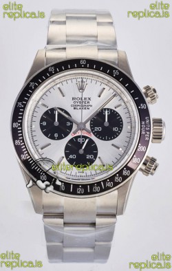 Rolex Daytona Paul Newman Steel Dial Custom Modded 4130 Mvnt Swiss Replica