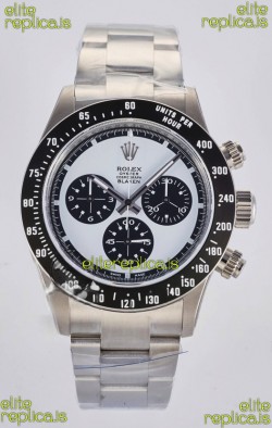 Rolex Daytona Paul Newman Blaken Blue Dial Custom Modded 4130 Mvnt Swiss Replica
