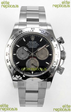 Rolex Daytona 126509 Black Dial Stick Markers FREE SPRUNG MVMT Super Clone Watch 