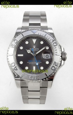 Rolex Yachtmaster 40mm Grey Dial 3235 Movement Blue Dial Superclone Watch 
