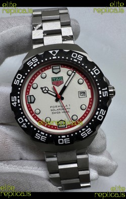 Tag Heuer Formula 1 White Dial Automatic Movement Japanese Replica Watch 