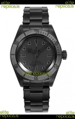 Tudor Black Bay PVD Case Black Dial Swiss Replica Watch 