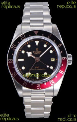 Tudor Black Bay GMT Black Dial Watch Black/Red Bezel Super Clone Watch 