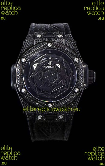 Hublot Big Bang One Click Sang Bleu 1:1 Mirror Replica in Ceramic Casing - 45MM