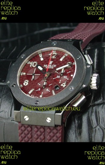Hublot Big Bang Swiss Replica Watch Red Checkered Dial