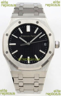 Royal Oak 15510 Black Dial FREE SPRUNG MVMNT Super Clone Watch 