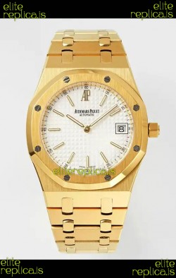 Royal Oak Jumbo 15202BA Yellow Gold Casing 39MM Super Clone Watch 