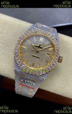Royal Oak 15400 Iced Out Super Clone Edition 3 Super Clone Watch 