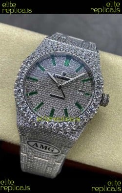 Royal Oak 15400 Iced Out Super Clone Edition 5 Super Clone Watch 