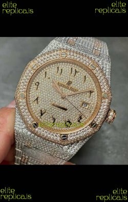 Royal Oak 15400 Iced Out Super Clone Edition 7 Super Clone Watch 