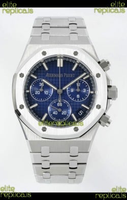 Royal Oak Chrono 26240 Blue Dial Steel Caing Super Clone Watch 