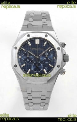 Royal Oak Chrono 26240 Blue Dial Steel Caing Super Clone Watch 