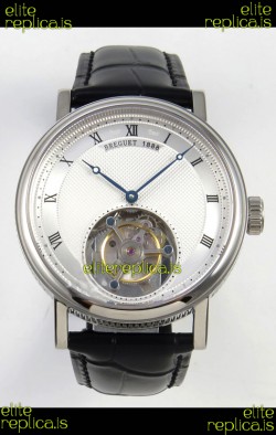 Breguet Classique Tourbillon Stainless Steel Roman Dial Super Clone Watch 