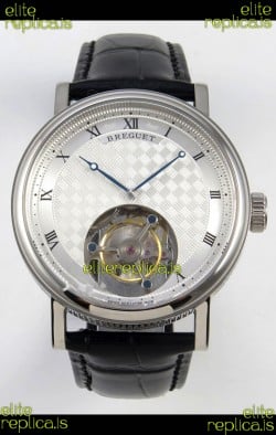 Breguet Classique Tourbillon Stainless Steel Roman Dial Super Clone Watch 