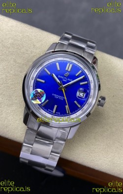 Top Time B31 38mm Blue Dial Steel Strap Super Clone Watch 