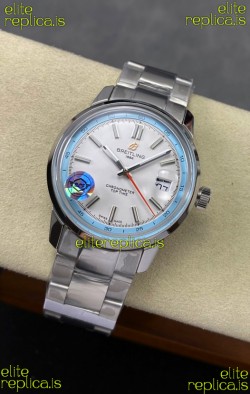 Top Time B31 38mm White Dial Steel Strap Super Clone Watch 