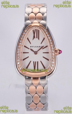 Serpenti Seduttori in Two Tone Rose Gold Casing Super Clone Watch