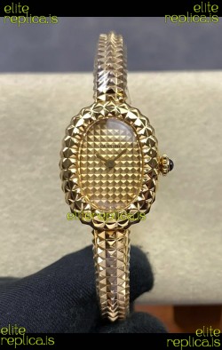 Baignoire De Cartier Yellow Gold Super Clone Quartz Replica Watch