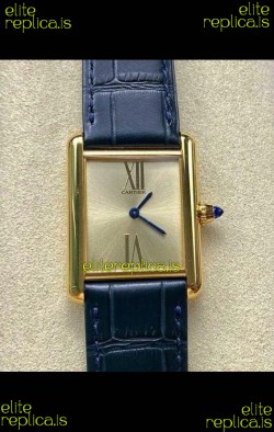 Cartier Tank Louis 25MM Swiss Quartz Movement Gold Case