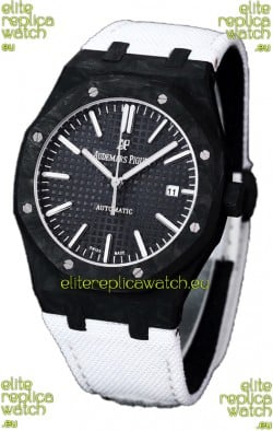 Audemars Piguet Royal Oak Ref.15400 Forged Carbon Casing Watch Black Dial in 1:1 Mirror Replica