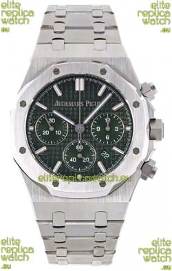 Audemars Piguet Royal Oak Chronograph 1:1 Mirror Replica - 904L Steel in Green Dial 41MM