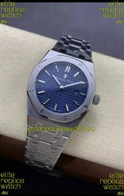 Audemars Piguet Royal Oak 33MM 904L Steel Blue Dial 1:1 Mirror Replica Watch
