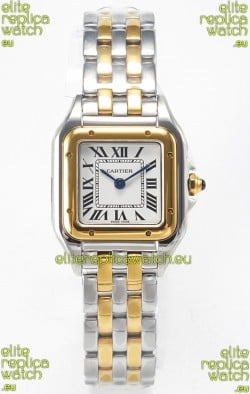 Cartier PANTHERE 22MM Super Clone Edition Watch 2 Tone Yellow Gold White Dial