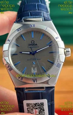 Omega Co-Axial Constellation 39MM 904L Steel Grey Dial 1:1 Mirror Replica Watch